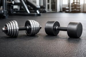 découvrez les différences clés entre haltères réglables et fixes pour choisir l'équipement de musculation adapté à vos besoins et objectifs.