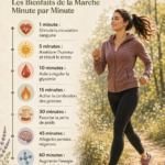 Femme marchant dans un parc, profitant des bienfaits de la marche au quotidien.