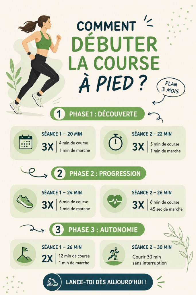Femme courant dans un parc, souriante et en meilleure forme grâce à la course à pied.