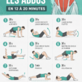 Femmes faisant des exercices d'abdos à la maison en 20 minutes.