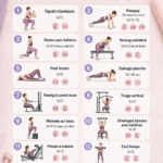 Femme s'entraînant avec des poids légers dans une salle de sport, montrant des séances d'entraînement accessibles et efficaces.