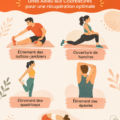 Femme en train de faire des étirements post-entraînement sur un tapis