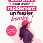 Femme réalisant un exercice ciblant le fessier dans un cadre intérieur