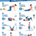 Femme faisant des exercices de souplesse dans un parc