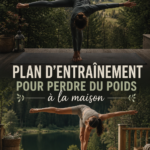 Femme faisant des exercices à domicile pour perdre du poids.