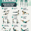 Femme effectuant un circuit training à la maison avec des poids légers