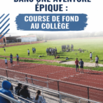 Un groupe d'enfants courant joyeusement sur un chemin en plein air