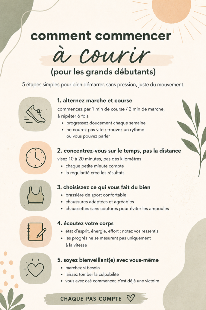 Femme courant dans un parc lors d'une belle journée