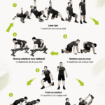 Femme utilisant une kettlebell dans un entraînement à la maison
