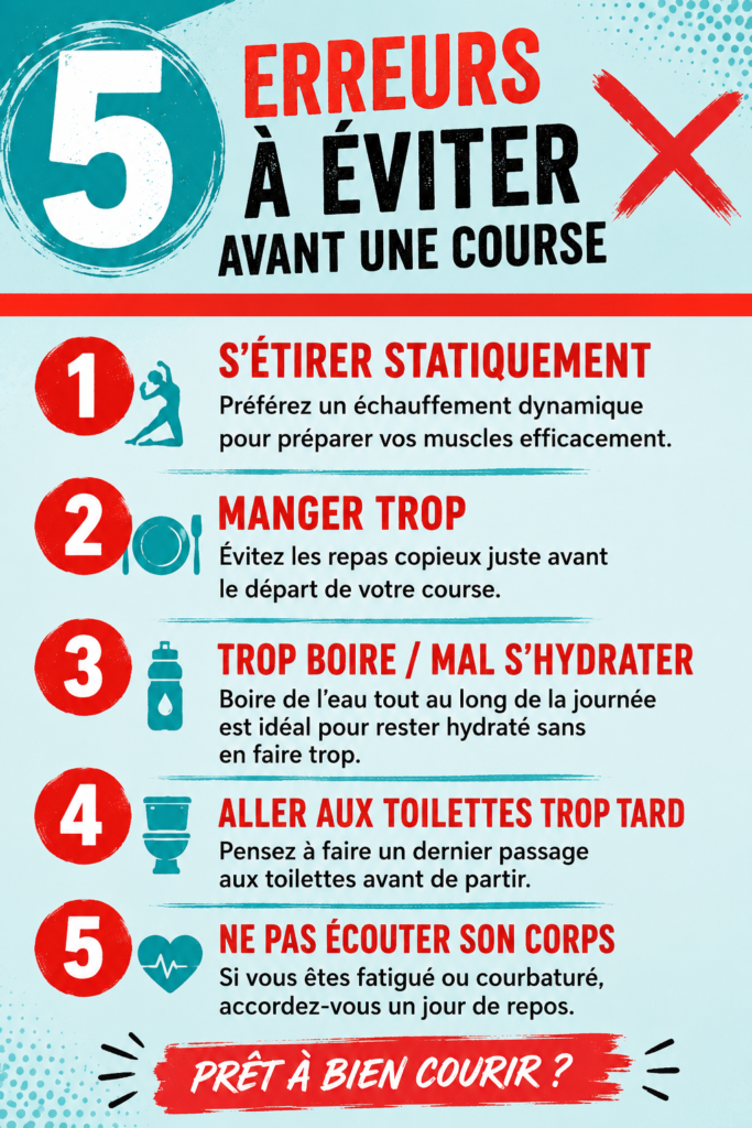 Image d'une femme en train de s'échauffer avant de courir sur un chemin en pleine nature. L'importance de l'échauffement pour éviter les blessures.