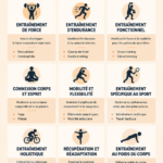 Femmes pratiquant différentes philosophies d'entraînement lors d'une séance de fitness.