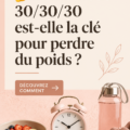 Une femme souriante, pratiquant la méthode 30/30/30 pour une vie équilibrée.