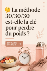 Une femme souriante, pratiquant la méthode 30/30/30 pour une vie équilibrée.