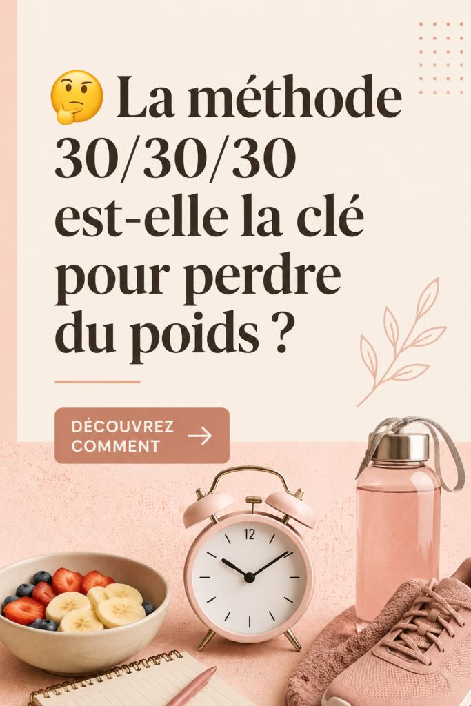 Une femme souriante, pratiquant la méthode 30/30/30 pour une vie équilibrée.