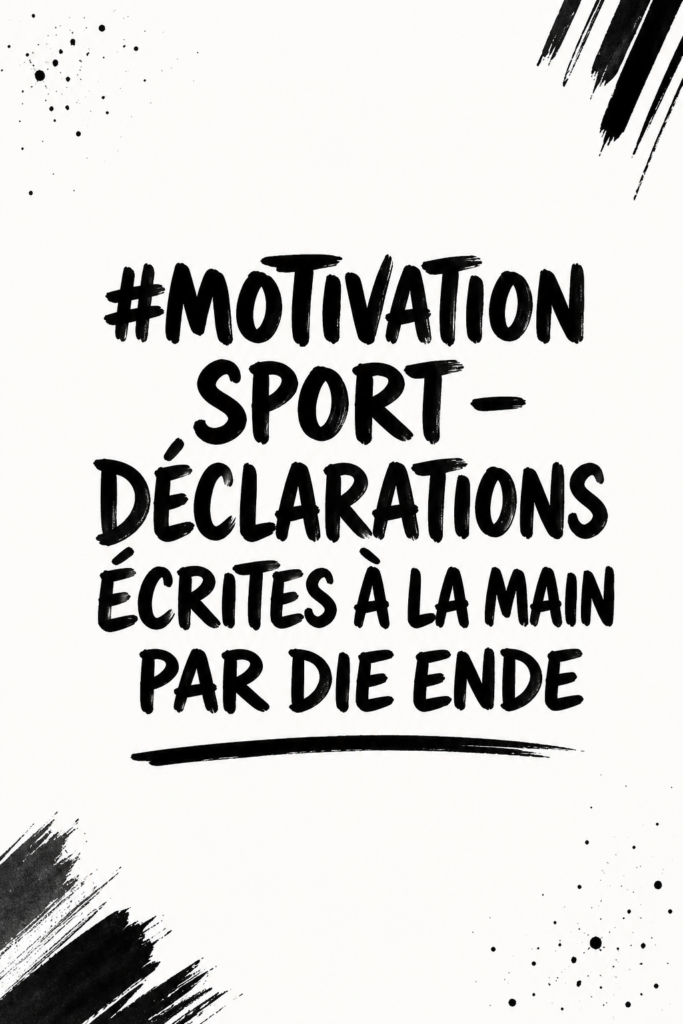 Une femme souriante en pleine séance de sport, entourée de phrases inspirantes affichées sur des panneaux.