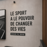 Femme sur le point de commencer une séance de sport en plein air, inspirée et prête à changer sa vie.