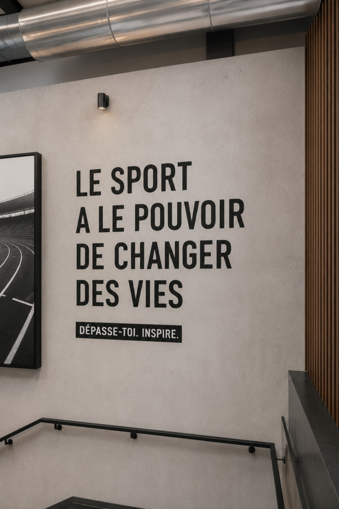 Femme sur le point de commencer une séance de sport en plein air, inspirée et prête à changer sa vie.