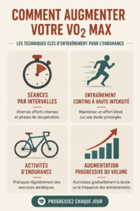 Femme courant sur un sentier, illustrant l'amélioration du VO₂ Max par l'exercice.