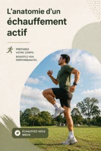 Femme en train de faire des exercices d'échauffement actif en extérieur