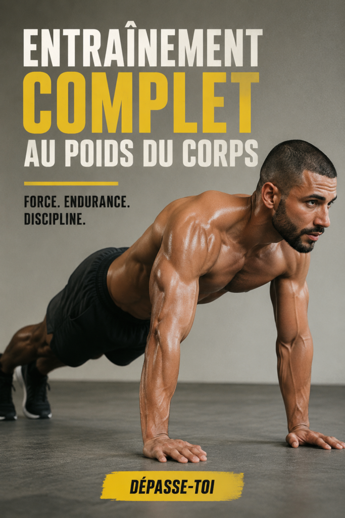 Femme en train de réaliser un entraînement complet à domicile sur un tapis de yoga