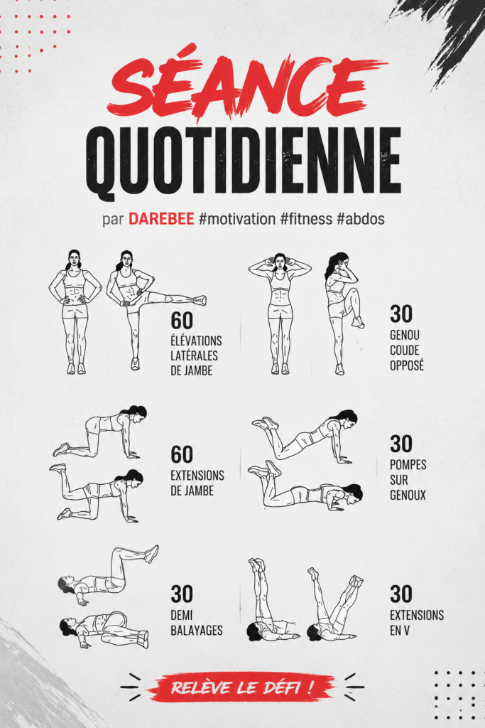 Femme s'entraînant à la maison avec un tapis de yoga et des haltères légers