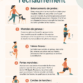 Femme en train de réaliser des étirements avant une course, optimisant ses performances.