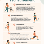 Femme en train de réaliser des étirements avant une course, optimisant ses performances.