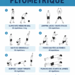 Femme faisant des exercices pliométriques en plein air pour tonifier son corps.