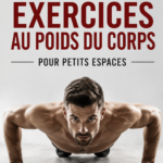 Femme s'entraînant avec des exercices au poids du corps dans un petit espace.