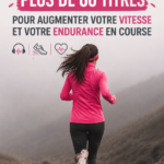 Capture d'écran d'une playlist énergisante conçue pour le jogging, contenant plusieurs morceaux motivants.