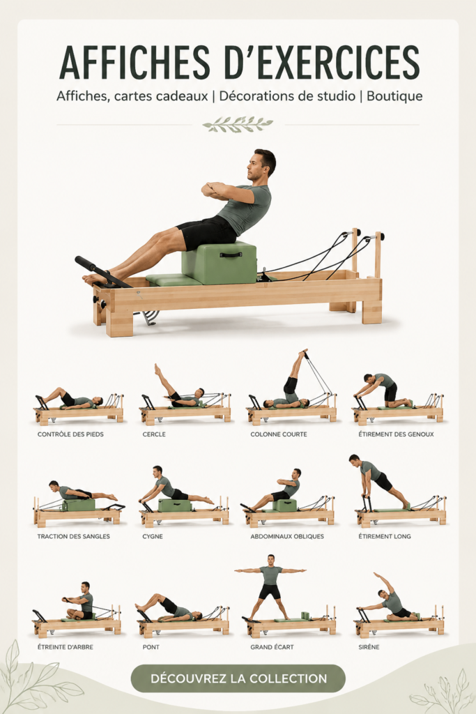 Poster d'exercice inspirant affiché dans un coin de salle de sport