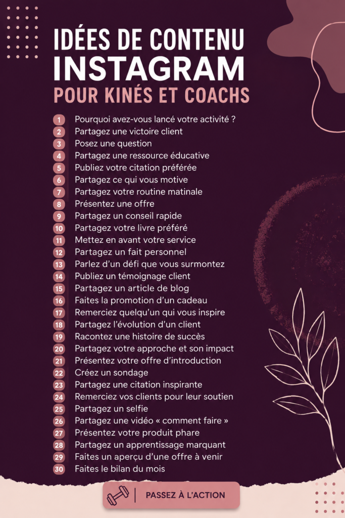 Un coach sportif interagissant avec des abonnés sur Instagram, entouré d'équipement sportif.