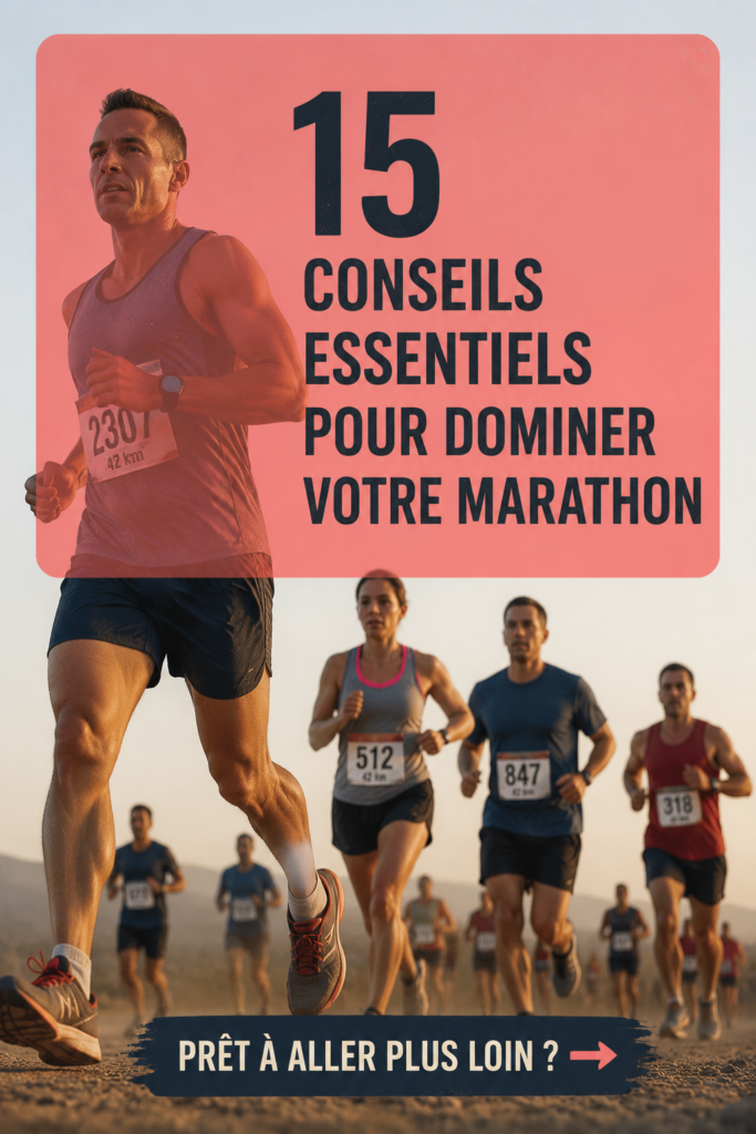 Femme souriante en tenue de course, prête pour son premier marathon.
