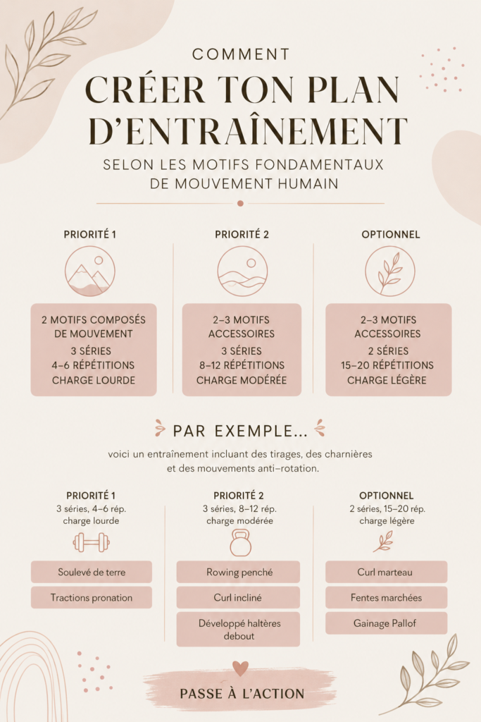 Femme souriante s'entraînant dans un parc, illustrant un programme d'entraînement personnalisé.