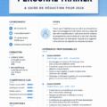 Exemple de CV de coach sportif attrayant avec mise en valeur des compétences.