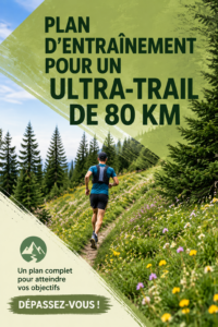 Femme courant sur un sentier pour un ultramarathon de 50 miles
