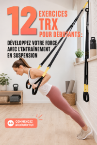 Femme s'entraînant avec un équipement TRX dans un cadre convivial