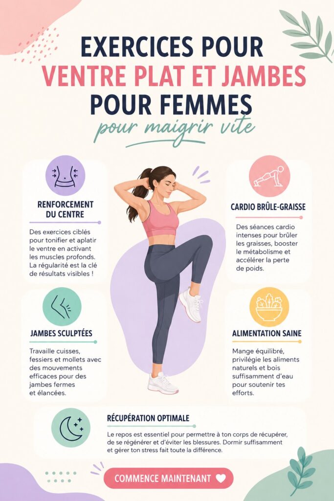 Femme réalisant des exercices pour un ventre plat et des jambes tonifiées dans un parc.