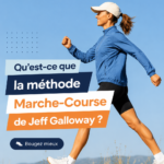 Femme courant en plein air en utilisant la méthode de course et marche de Jeff Galloway.