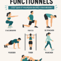 Femme pratiquant des mouvements fonctionnels en extérieur