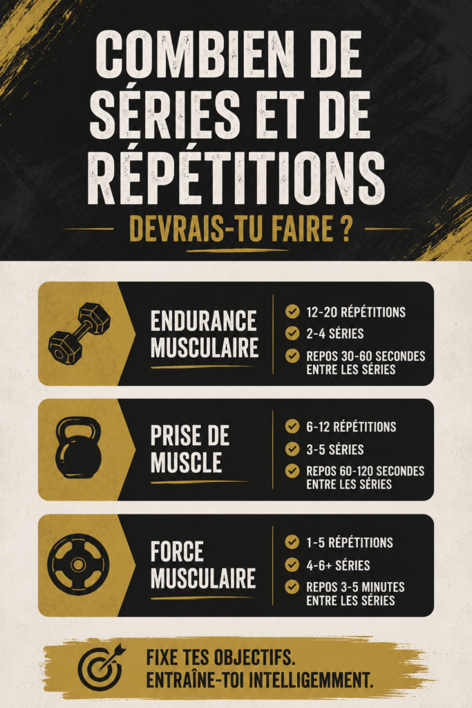 Femme s'entraînant avec des haltères, illustrant le bon équilibre entre séries et répétitions.