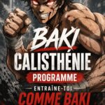Femme effectuant un exercice de calisthénics inspiré de Baki, avec un body tonique et déterminé.