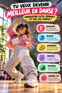 Femme dansant avec grâce dans une salle de danse