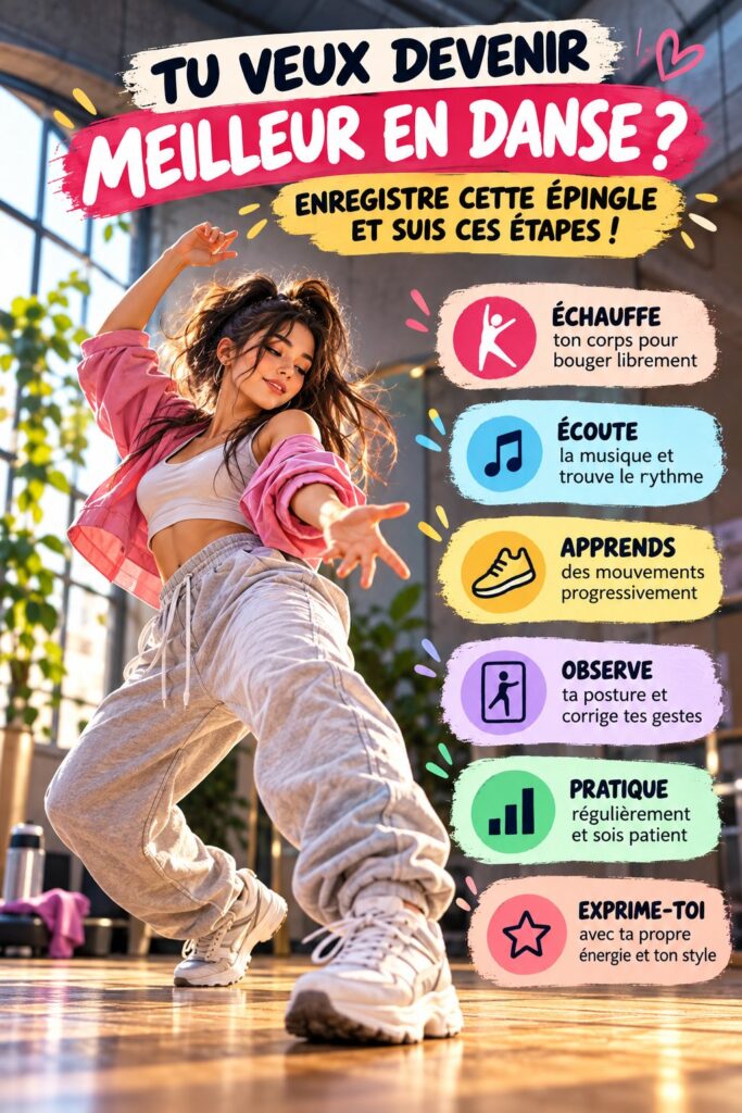 Femme dansant avec grâce dans une salle de danse