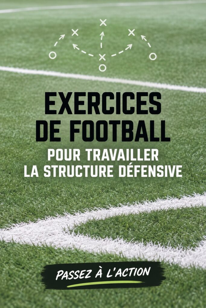 Femme jouant au soccer et exécutant un drill défensif sur le terrain