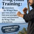 Femme pratiquant des exercices de Wing Chun chez elle