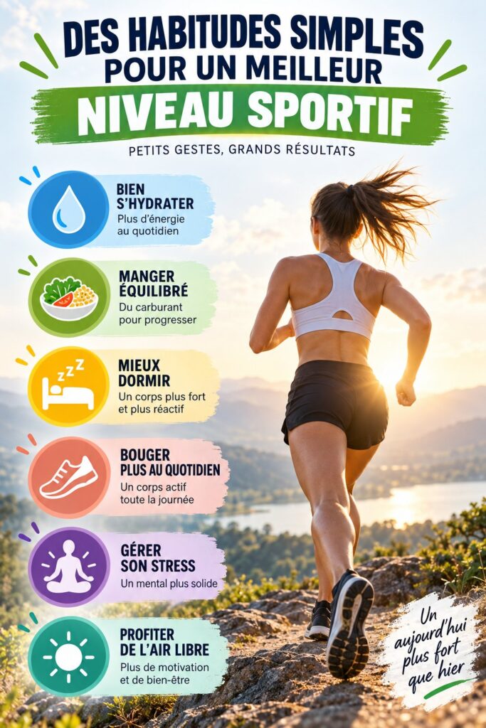 Une femme faisant du sport dans un cadre naturel, illustrant la performance sportive.