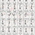 Femme pratiquant le taekwondo dans un dojo