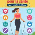 Femme faisant du saut à la corde en extérieur, souriante et énergique