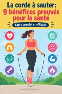Femme faisant du saut à la corde en extérieur, souriante et énergique